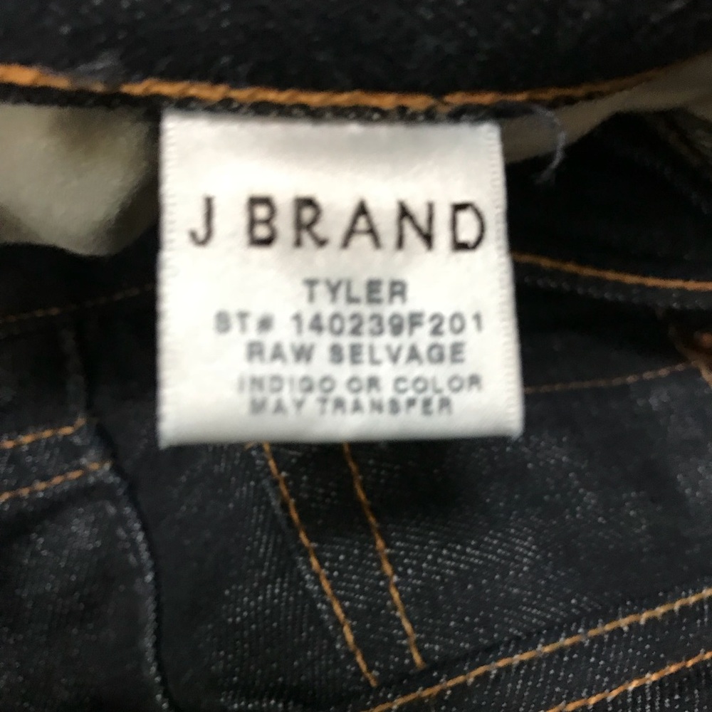 J Brand Dark Wash Straight Leg Jeans Sz 33/33 - Picture 3 of 5